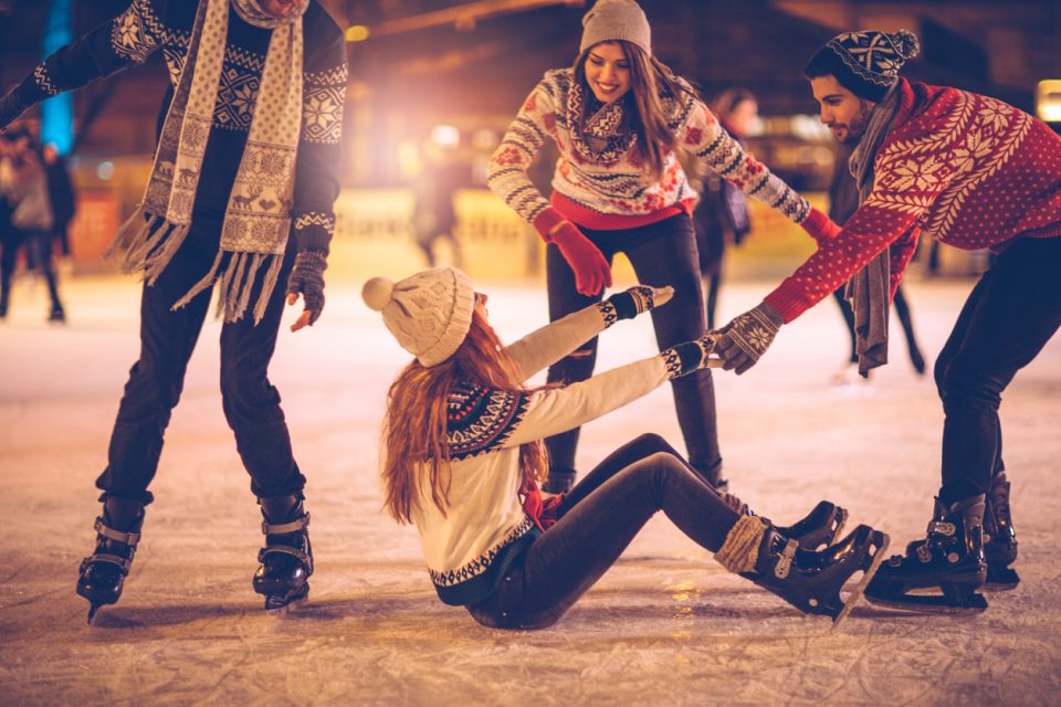 Ice Skating at the Downtown Commons